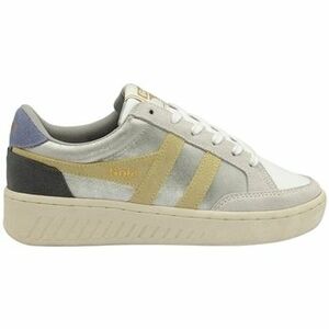 Oxford cipők Gola SUPERSLAM BLAZE JY-BLAZE SILVER/LEMON/LAV CLB334 kép