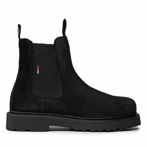 Bokacsizma Tommy Jeans Suede Chelsea Boot EM0EM00829 Fekete kép