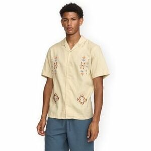 Hosszú ujjú ingek Rvlt Revolution RVLT Cuban Shirt - Offwhite kép