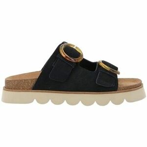 Papucsok No Name SANDY SLAP W BLACK SANDY SLAP SUEDE kép