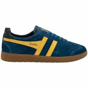 Oxford cipők Gola HURRICANE EU-SUEDE MARINE BLUE/SUN/ CMB046 kép