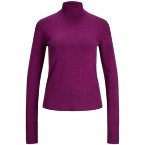 Pulóverek JJXX Noos Ava L/S Roll Neck - Dark Purple kép