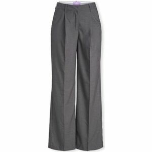 Nadrágok JJXX Noos Ellis Wide Trousers - Dark Grey Melange kép