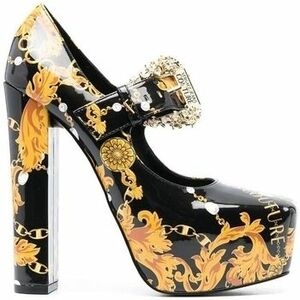 Félcipők Versace 75VA3S03 G89-BLACK/GOLD 75VA3S03 kép