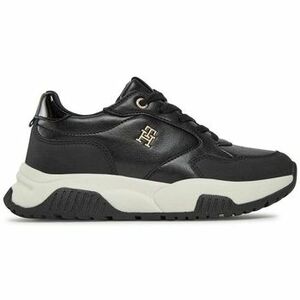 Oxford cipők Tommy Hilfiger LOW CUT LACE-UP SNEAKER 1269999-BLACK T3A9-33003 kép