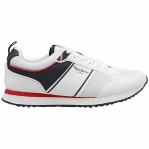 Oxford cipők Pepe jeans DUBLIN BRAND 800-WHITE PMS40009 kép