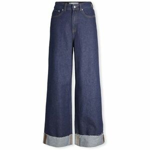 Egyenes szárú farmerek JJXX Noos Tokyo Wide Trousers - Dark Blue Denim kép