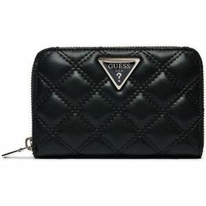 Pénztárcák Guess GIULLY SLG MEDIUM ZIP AROUND BLACK SWQG87 48400 kép
