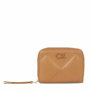 Női pénztárca Calvin Klein Re-Lock Quilt Za Wallet Md K60K610785 Barna kép