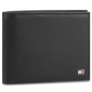 Nagyméretű férfi pénztárca Tommy Hilfiger Eton Cc And Coin Pocket AM0AM00651 Fekete kép
