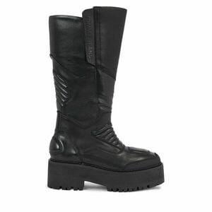 Csizma Tommy Jeans Tjw Long Shaft Biker EN0EN02376 Fekete kép