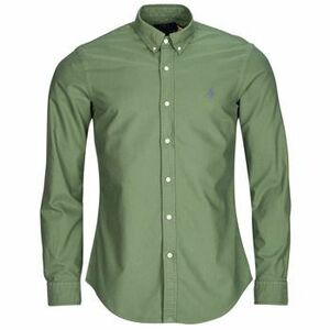 Hosszú ujjú ingek Polo Ralph Lauren CHEMISE AJUSTEE SLIM FIT EN OXFORD LEGER kép