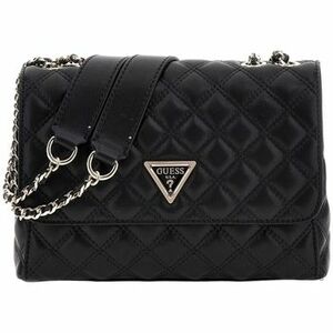 Kézitáskák Guess GIULLY 2 CMPRTMNT CNVRTBLE FLP BLACK HWQG87 48200 kép