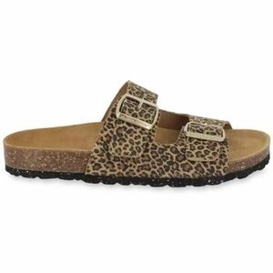 Papucsok Les Tropéziennes par M Belarbi ZATIX SUEDE C330874-LEOPARD Marron kép