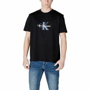 Hosszú ujjú galléros pólók Calvin Klein Jeans MONOLOGO SHIFT TEE J30J327471 kép