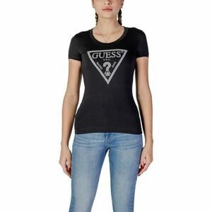 Rövid ujjú pólók Guess SS CN SHINY TRIANGLE W5RI11 J1314 kép