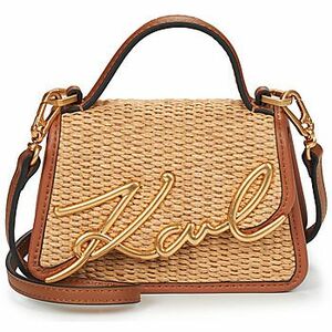 Kézitáskák Karl Lagerfeld K/SIGNATURE RAFFIA NANO BAG kép