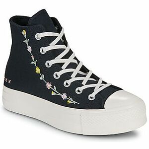 Magas szárú edzőcipők Converse CHUCK TAYLOR ALL STAR LIFT FLORAL EMBROIDERY kép