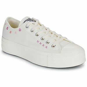Rövid szárú edzőcipők Converse CHUCK TAYLOR ALL STAR LIFT FLORAL EMBROIDERY LOW TOP kép