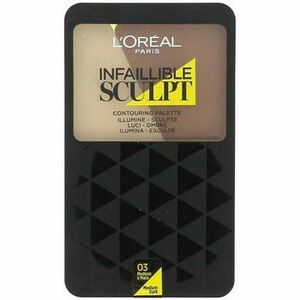 Highlighters L'Oréal Paris Infallible Sculpt Contouring Palette - 03 Médium à Mate kép