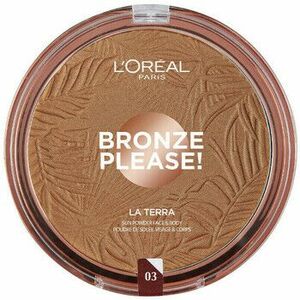 Alapozók L'Oréal Paris Powder Foundation Bronze Please La Terra - 03 Meduim Ca kép