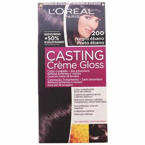 Hajfestés L'Oréal Paris Permanent Hair Color Casting Creme Gloss - 200 Noir Ebè kép