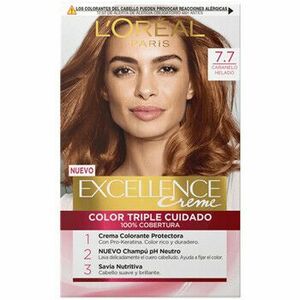 Hajfestés L'Oréal Paris Excellence Cream Hair Color - 7.7 Iced Caramel kép