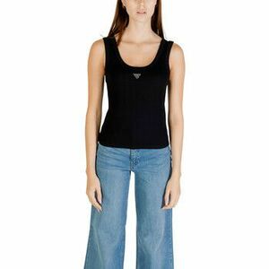 Trikók / Ujjatlan pólók Guess SL TRIANGLE BLING RIB TANK W3YP68 KA0H1 kép
