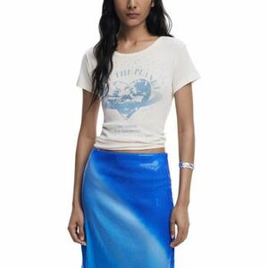 Rövid ujjú pólók Desigual REPRIS TS PLANET 25WWTKX6 kép