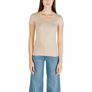 Rövid ujjú pólók Guess SS CN SHINY TRIANGLE W5RI11 J1314 kép