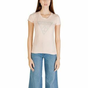Rövid ujjú pólók Guess SS CN SHINY TRIANGLE W5RI11 J1314 kép