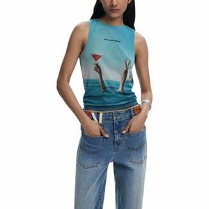 Trikók / Ujjatlan pólók Desigual REPRIS TS SUMMER 25WWTKX4 kép