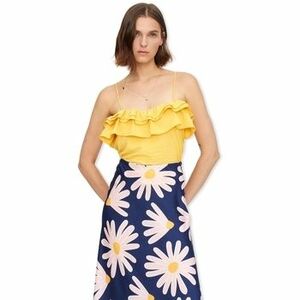 Blúzok Compania Fantastica COMPAÑIA FANTÁSTICA Top 11322 - Yellow kép
