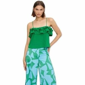 Blúzok Compania Fantastica COMPAÑIA FANTÁSTICA Top 11323 - Green kép