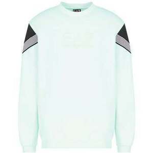 Pulóverek Ea7 Emporio Armani Visibility 7 Lines Sweatshirt Pale Blue Mint kép