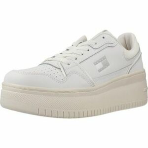 Divat edzőcipők Tommy Jeans TJW RETRO BASKET FLATFOR kép