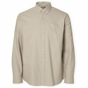 Hosszú ujjú ingek Selected Noos Regrick Oxford Shirt - Pure Cashemere kép
