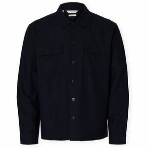 Hosszú ujjú ingek Selected Noos Leroy Sun Shirt - Sky Captain kép