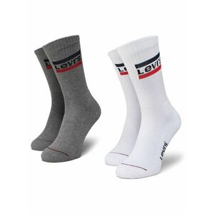 2 pár hosszú szárú unisex zokni Levi's® kép