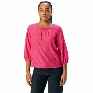 Blúzok Object Noos Top Laila 3/4 - Raspberry Sorbet kép