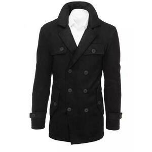 Férfi kétmellű télikabát CITY black kép
