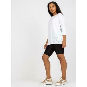 Női 3/4-es ujjú plus size blúz LONA fehér kép
