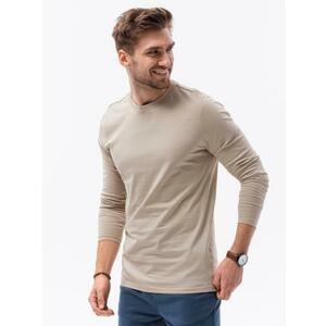 Férfi sima hosszú ujjú KEGAN beige kép