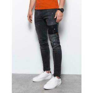 Férfi farmer SKINNY FIT fekete kép