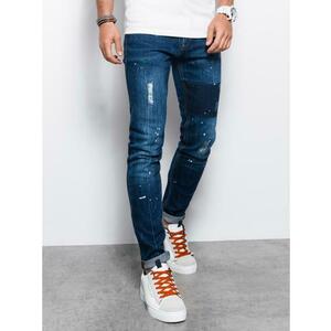 Férfi SKINNY FIT farmer kék kép