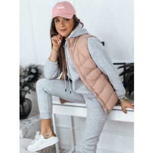 Női steppelt mellény MARIN pink kép