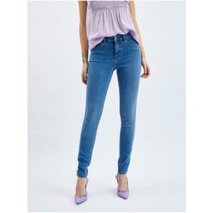 Kék női skinny fit farmer kép