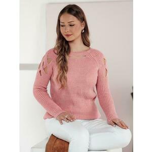 Női pulóver SLITARIA pink kép