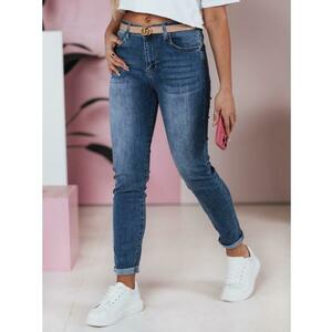 Női farmer nadrág slim fit medium FLEXI tengerészkék kép