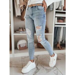 Női skinny farmer DEMISTYLE kék kép